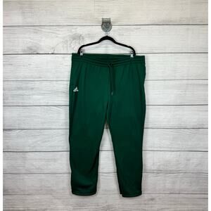 Adidas Men's Green Drawstring Waist Tapered Leg Sweatpants Size 2XLT